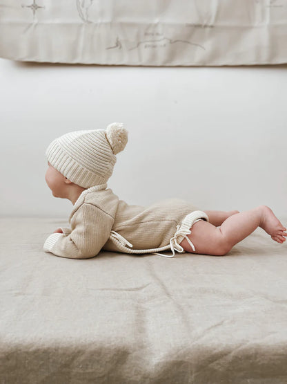 Kimono Romper | Oat Natural