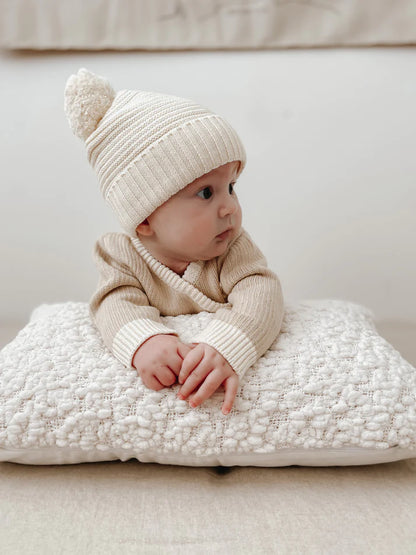 Kimono Romper | Oat Natural