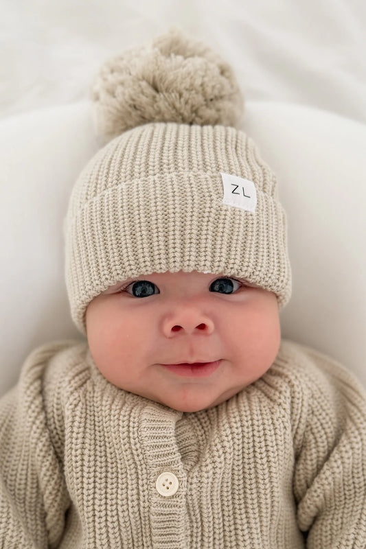 Knit Beanie | Moss