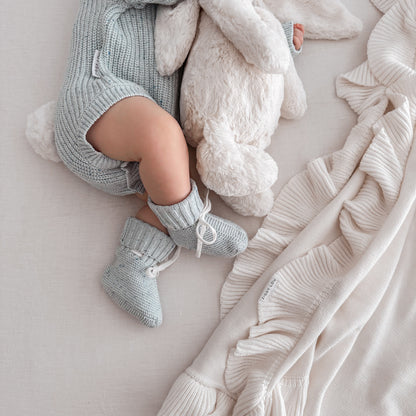 KNIT BOOTIES | Strickschuhe "Aero Fleck"