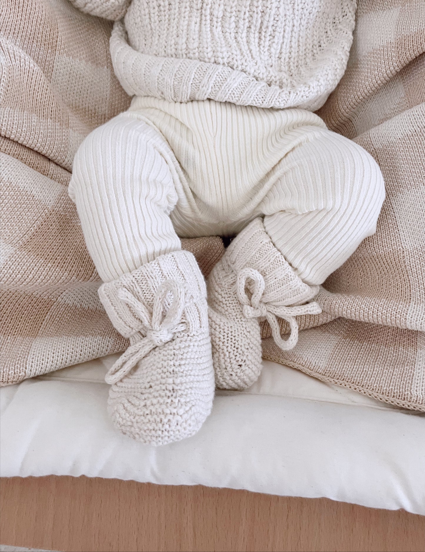 Knit Leggings | 'Cream'