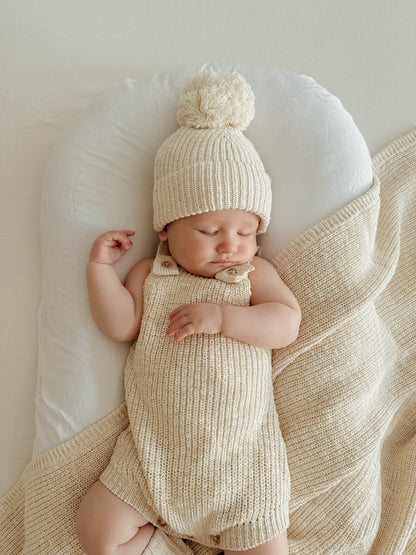 KNIT ROMPER | HONEY