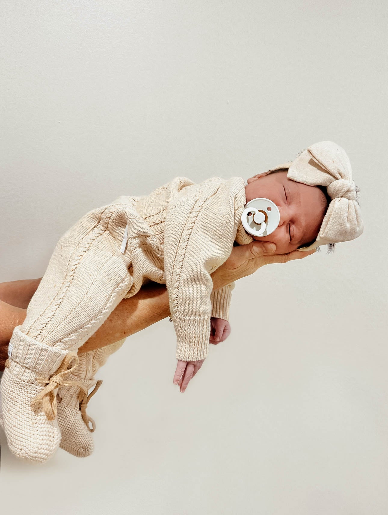Classic Knit Romper | Biscotti Fleck