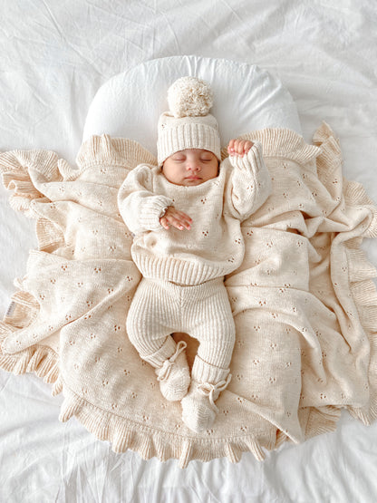 Knit sweater | 'Textured Honey'