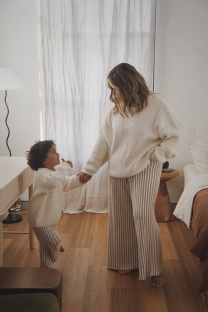 Kids Knit Pants | Wafer