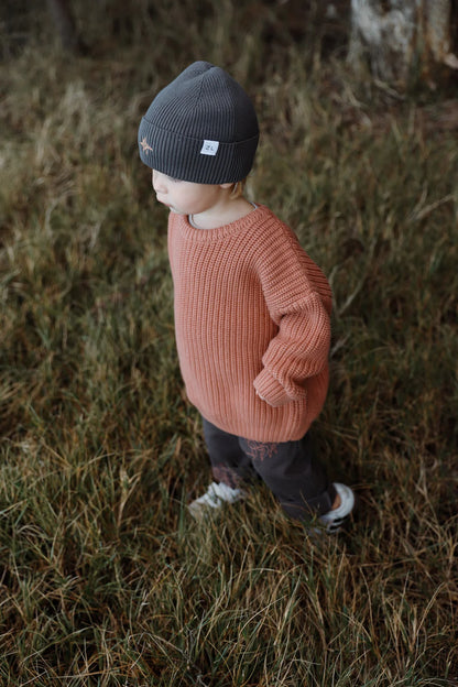 Chunky Knit Sweater | Terracotta