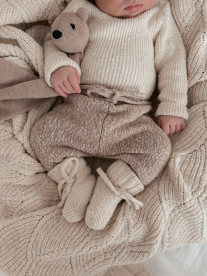 Knit Pants | Almond