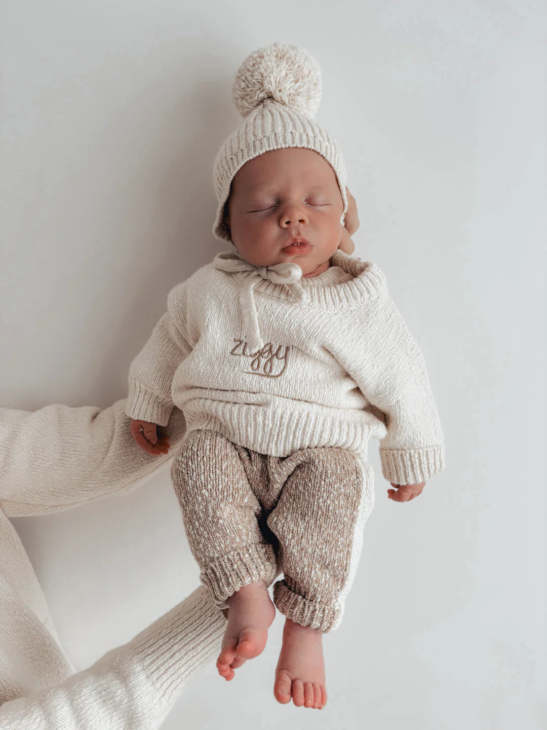 Knit Pants | Almond
