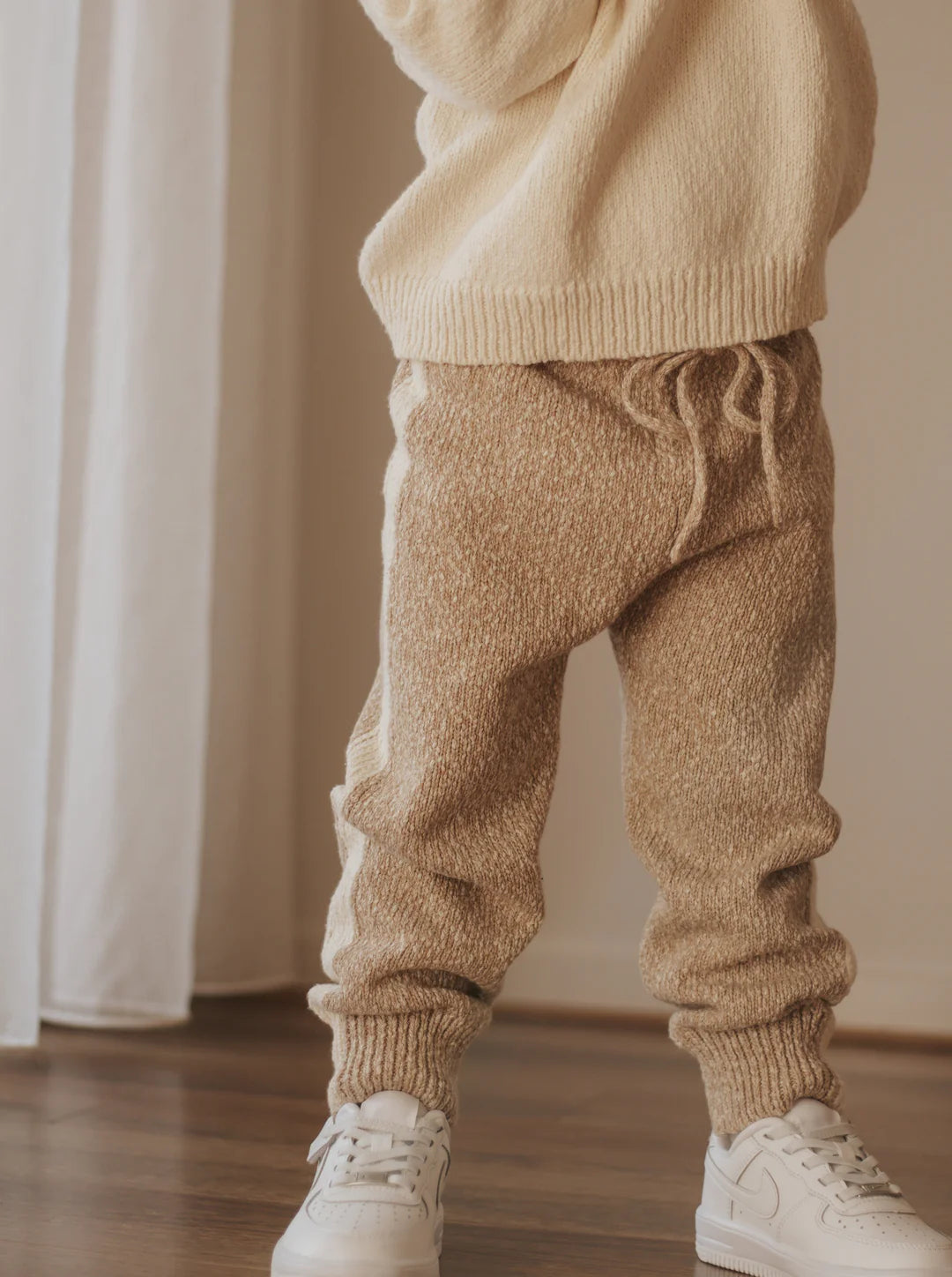 Knit Pants | Almond