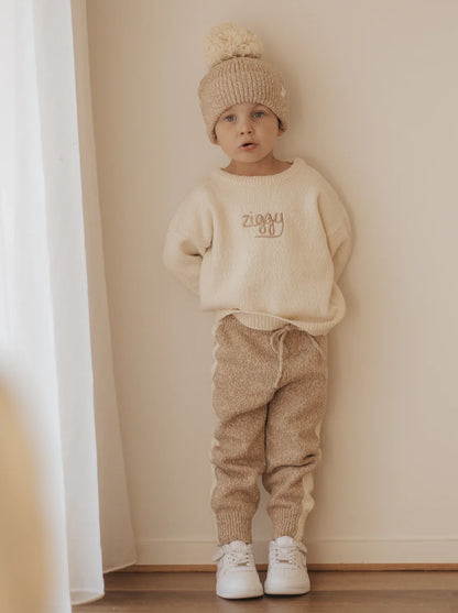 Knit Pants | Almond