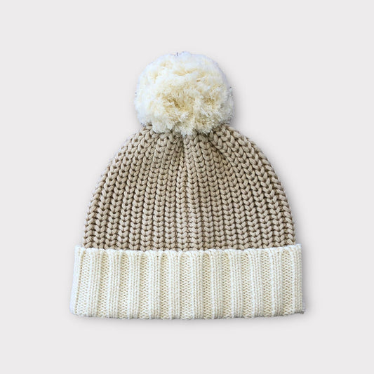 Chunky Knit Beanie | Oat~Natural