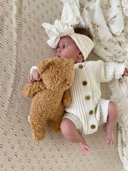 Ribbed Knit Onesie | Milk