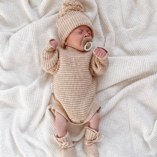 Heirloom Romper | Wheat