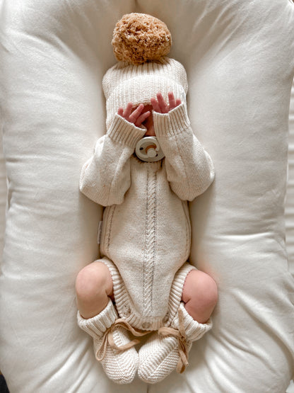 Heirloom Romper | Biscotti Fleck