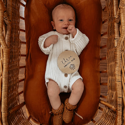 Ribbed Knit Onesie | Milk