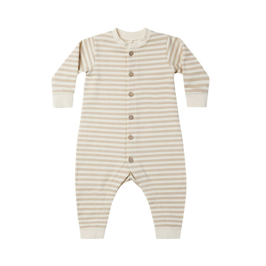 Fleece Jumpsuit | Sand Stripes