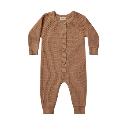 Chunky Knit Jumpsuit | Cinnamon