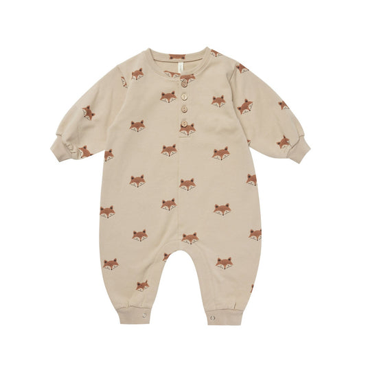 Relaxed Fleece Jumpsuit | Foxes
