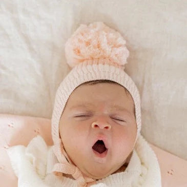 Knit Bonnet Pom Pom | Primrose