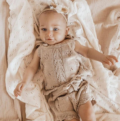 Pointelle Knit Set | Oak