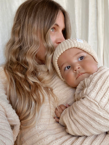 Knit sweater | 'Textured Honey'