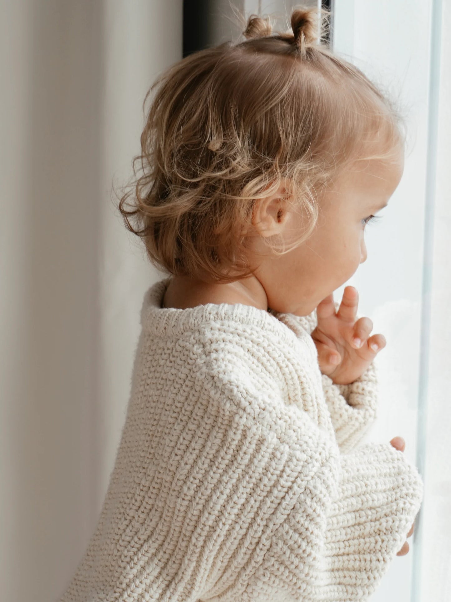 Super Chunky | Knit Sweater | Oat