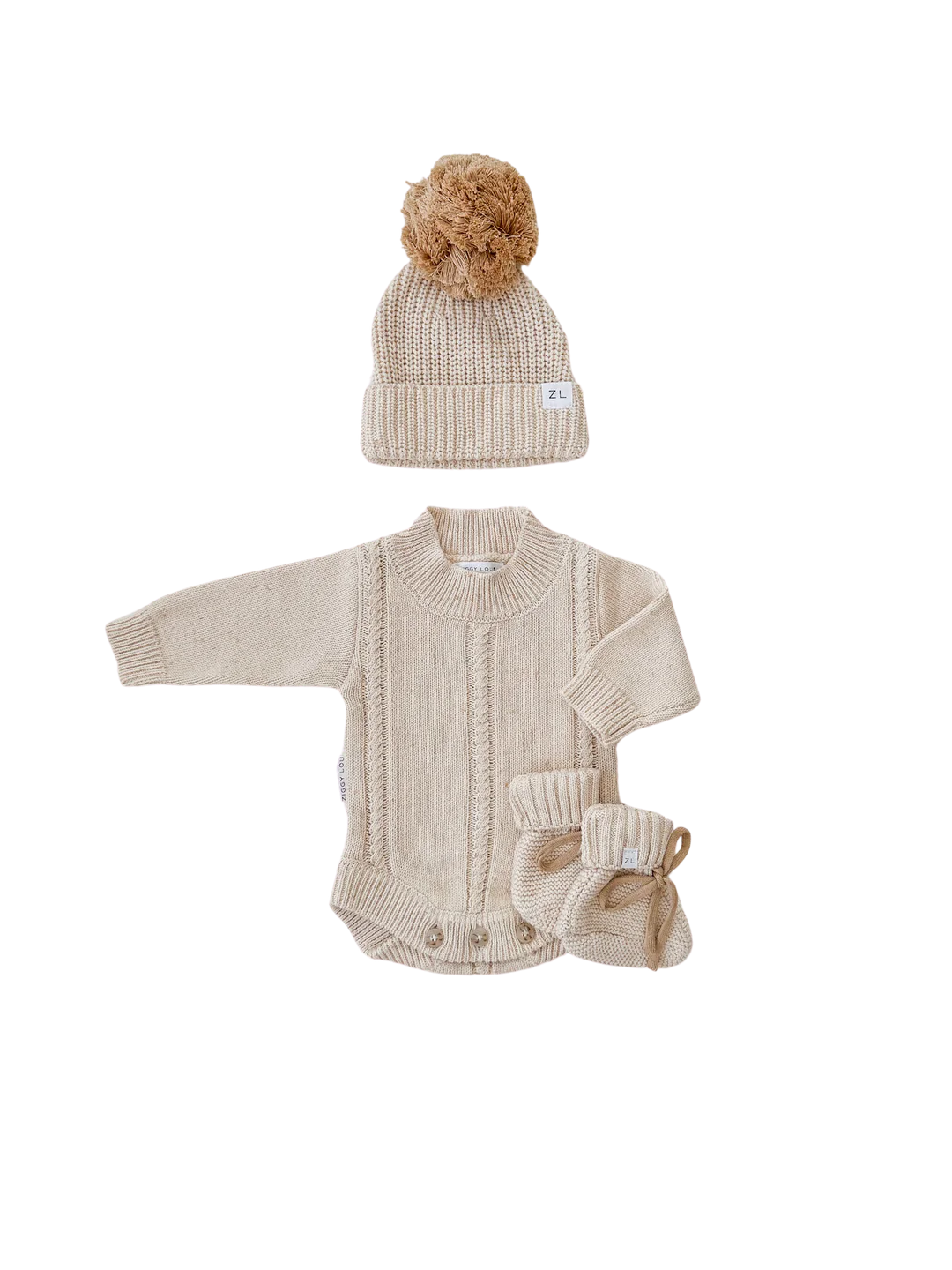 KNIT BEANIE | "Biscotti Fleck"