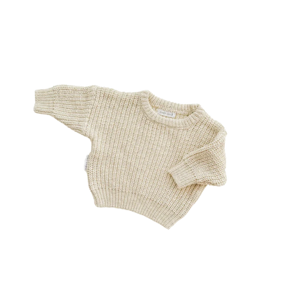 Super Chunky | Knit Sweater | Oat