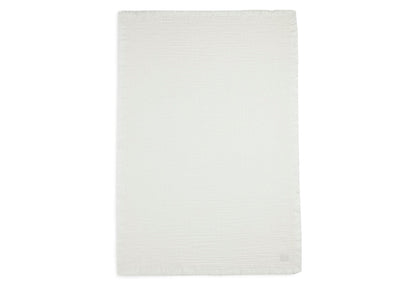 Muslin Blanket Fringe 75x100cm | Ivory