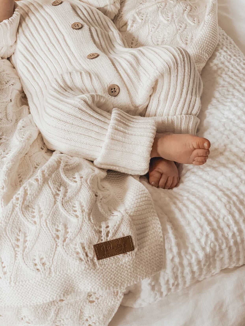 Ribbed Knit Romper | Milk