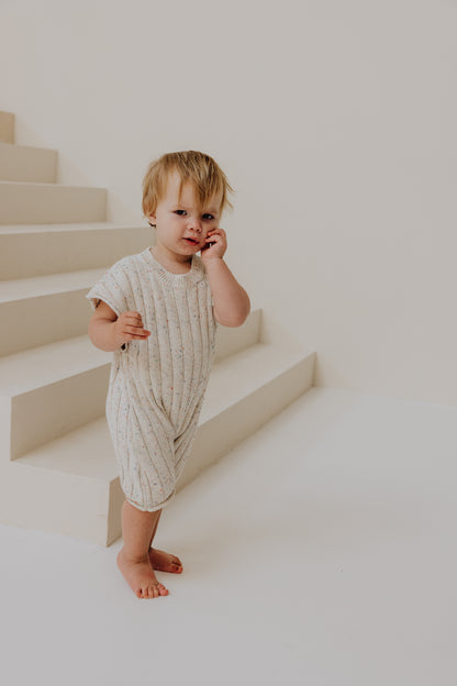 Organic Knit Playsuit | Sprinkle