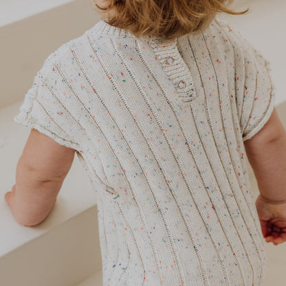 Organic Knit Playsuit | Sprinkle