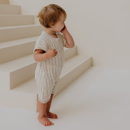 Organic Knit Playsuit | Sprinkle