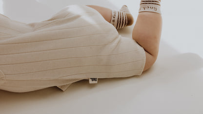 Organic Rib Baby Romper | Bone