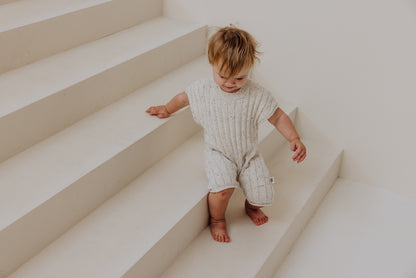 Organic Knit Playsuit | Sprinkle