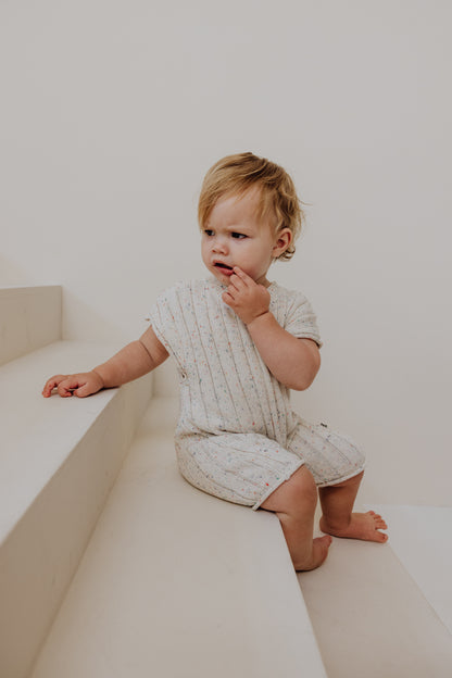 Organic Knit Playsuit | Sprinkle