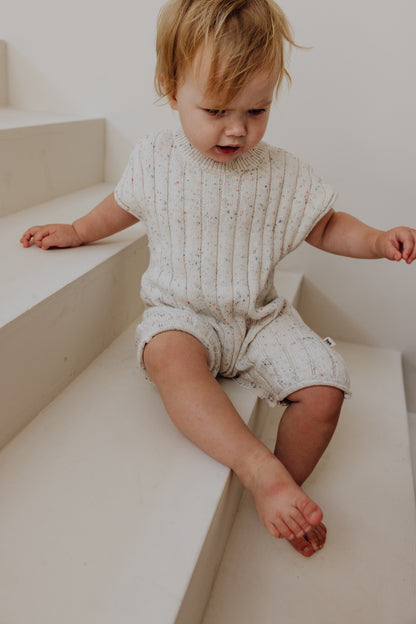 Organic Knit Playsuit | Sprinkle