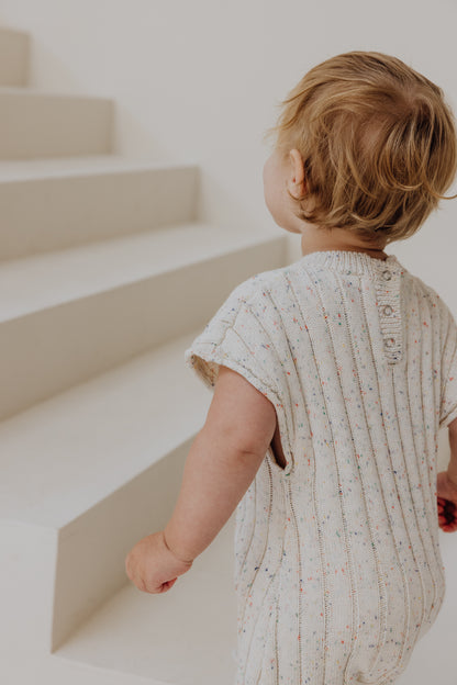 Organic Knit Playsuit | Sprinkle