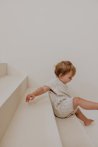 Organic Knit Playsuit | Sprinkle