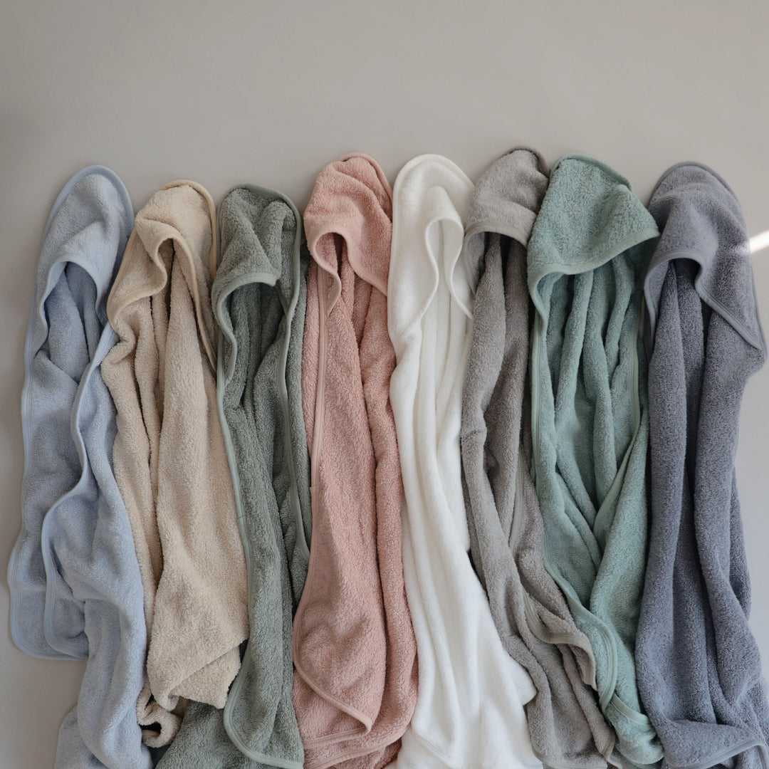 Organic Hooded Towel | Baby Blue