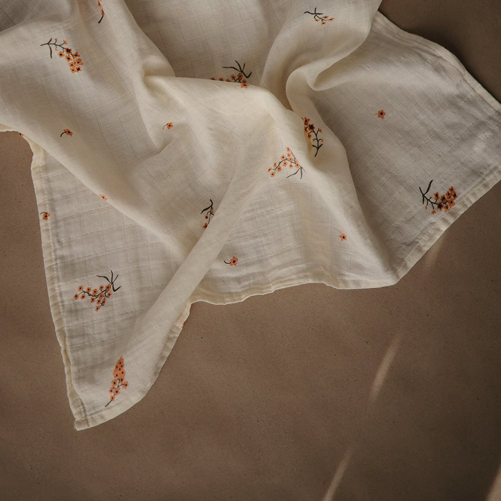 Muslin Cloth (set of 3) 'flowers'