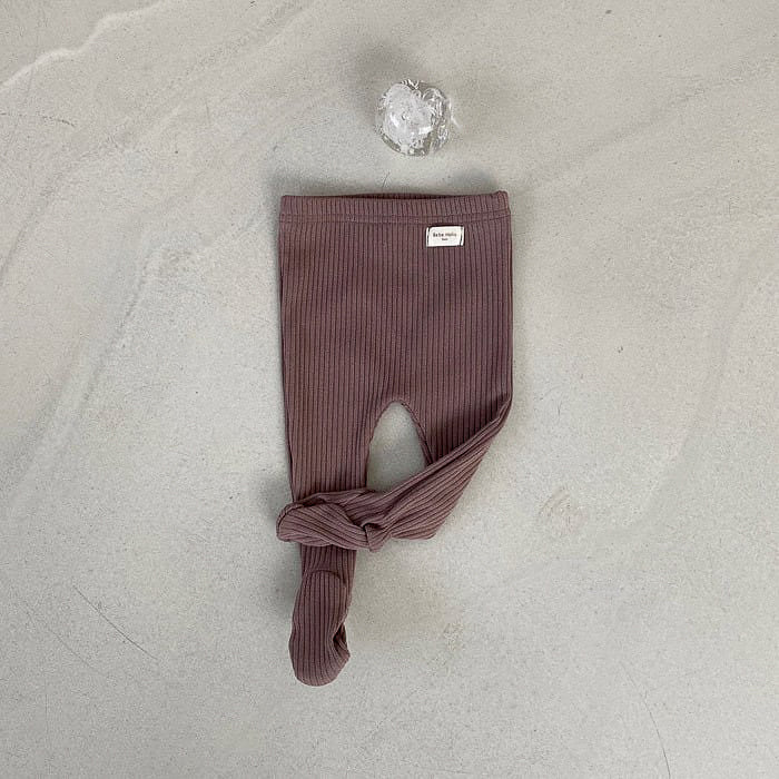 Ribbed Foot Leggings