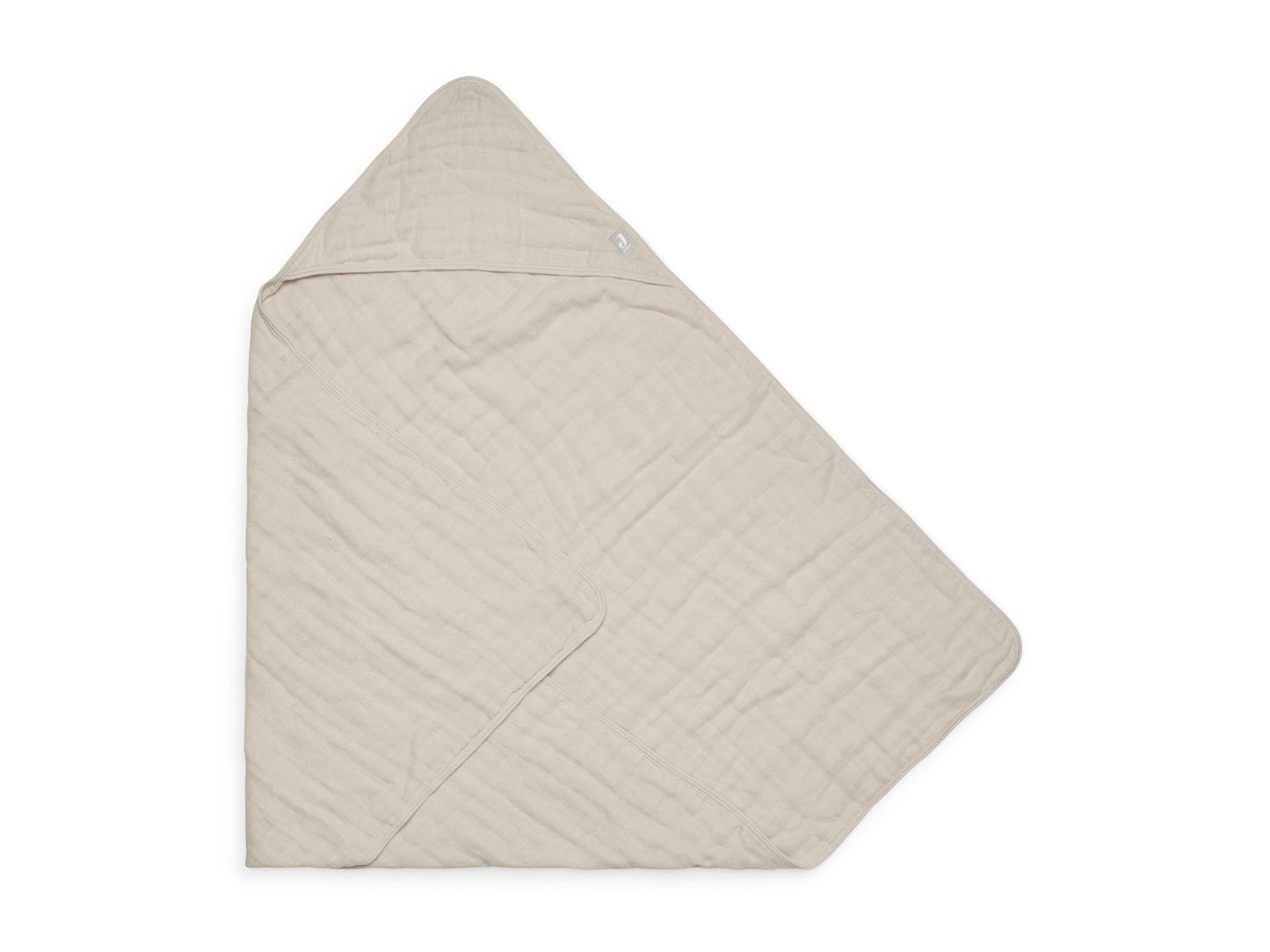 Kapuzenhandtuch Wrinkled Cotton | Nougat