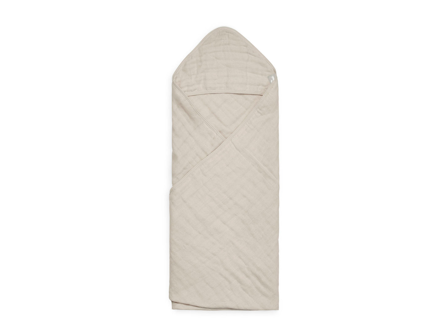 Hooded Towel Wrinkled Cotton | nougat