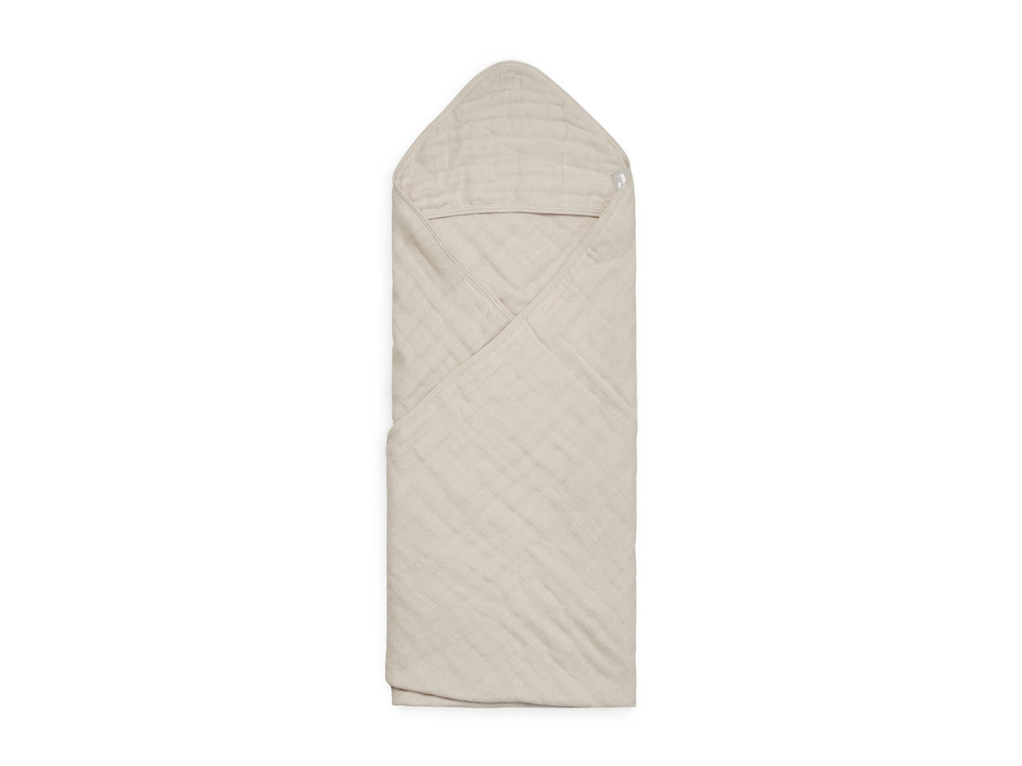 Kapuzenhandtuch Wrinkled Cotton | Nougat