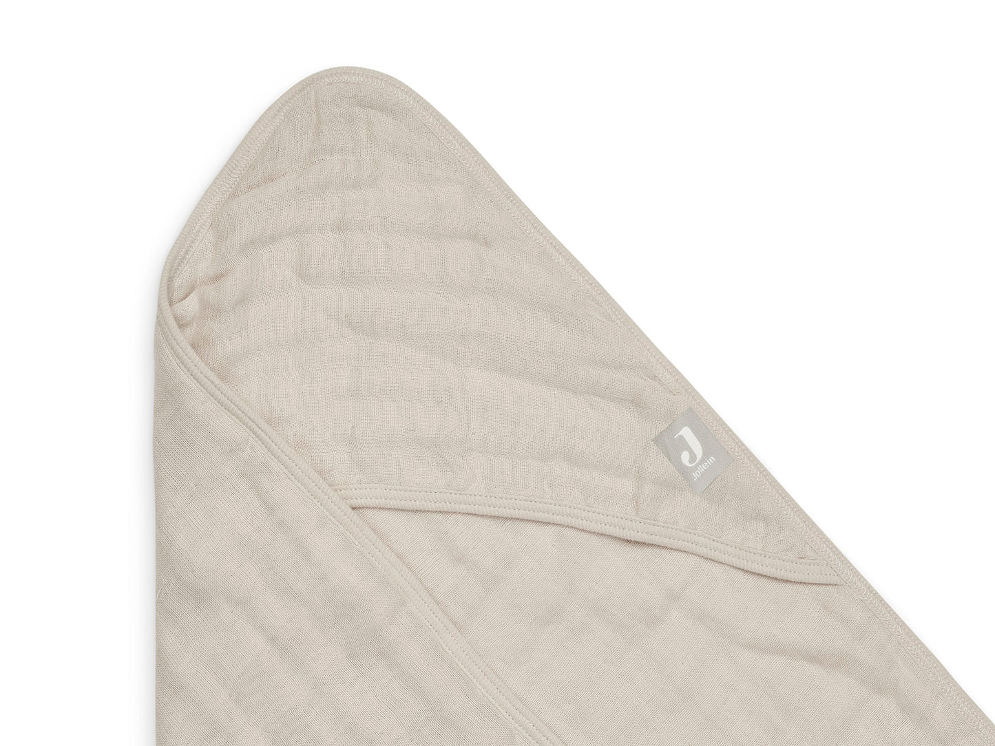 Kapuzenhandtuch Wrinkled Cotton | Nougat