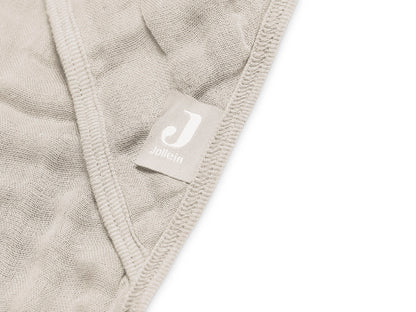 Kapuzenhandtuch Wrinkled Cotton | Nougat