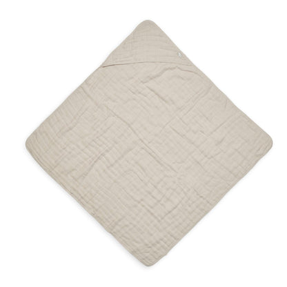 Kapuzenhandtuch Wrinkled Cotton | Nougat