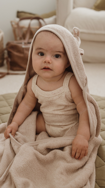 ORGANIC Tank Top Suit "Beige  Speckled"