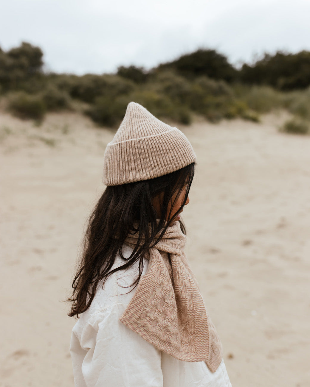 Merinowool Beanie "Fonzie Sand"
